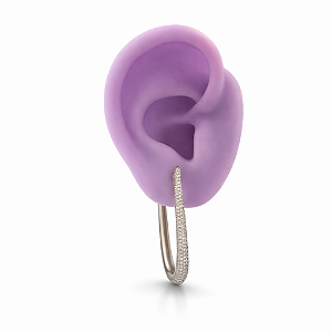 Argola Gota Zirconias