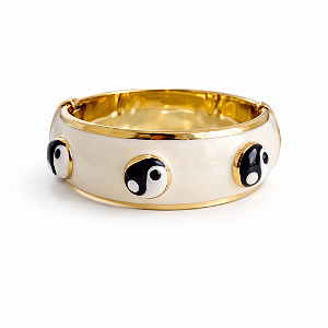Pulseira Yin Yang Branco