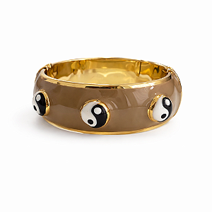 Pulseira Yin Yang Camurça