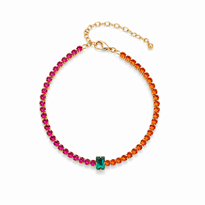 Colar Riviera Color Pink
