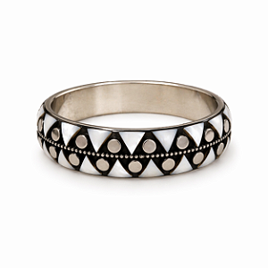 Pulseira Preto e Branco Indiana