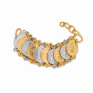 Pulseira Moedas Duo