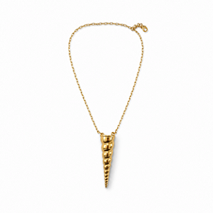 Colar Dourado Caracol