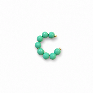 Piercing Bolinhas Verdes