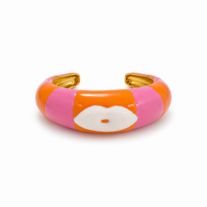 Bracelete Boquinha Rosa e Laranja