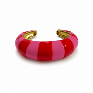 Bracelete Listrado Pink e Vermelho