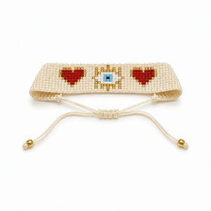 Pulseira Olho Grego Missangas