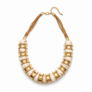Colar Maxi Bolas Branco