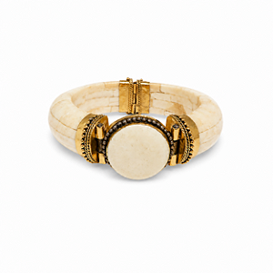 Pulseira Indiana Pedra Branca