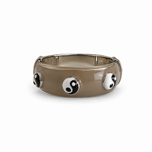 Pulseira Yin Yang Camurga Ródio