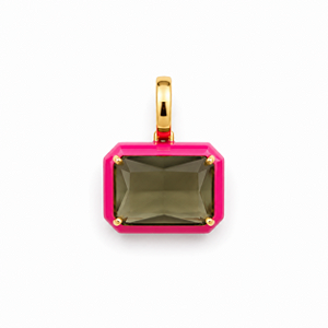 Pingente Quadrado Pink