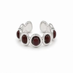 Anel Bolinhas Marrons