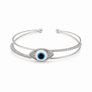 Bracelete Olho Grego Aço