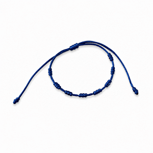 Pulseira Sete Nós Azul
