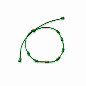 Pulseira Sete Nós Verde