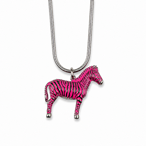 Colar Zebra Pink