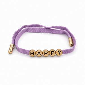 Pulseira Lilás Happy