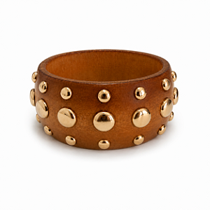 Pulseira Madeira Tachas