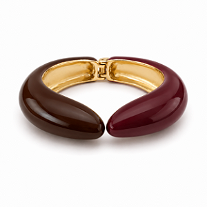 Bracelete Garras Marrom e Marsala