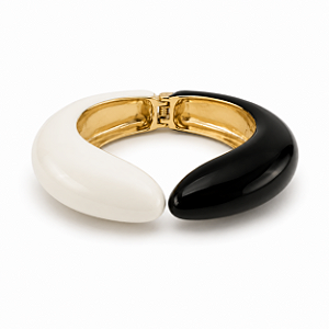 Bracelete Garras Preto e Branco