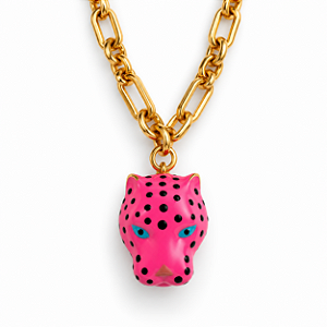 Colar Pantera Pink