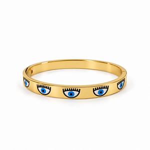 Pulseira Olho Grego Aço