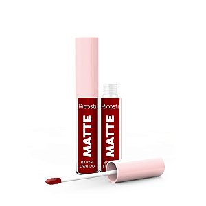 Batom Líquido Matte Vegano Vermelho Intenso • 4ml