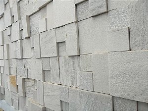 Mosaico De Pedra São Tomé Branca 3x3; 3x6; 6x6 cm
