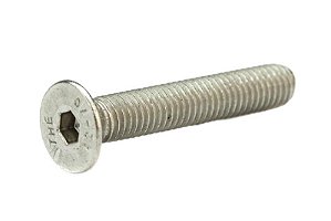 Parafuso Allen Cabeça Chata M4 x 35 Inox (Embalagem 20 peças)