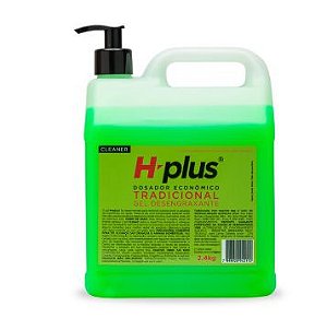 Gel Desengraxante H-plus Tradicional 2.4kg Com Dosador