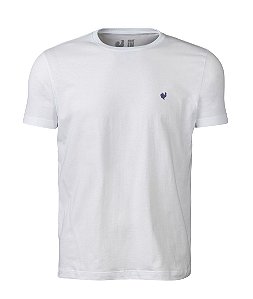 Camiseta Masculina Básica Made in Mato Branco Gola Careca