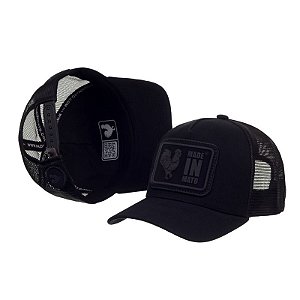 Bone Made in Mato Trucker Logo All Black