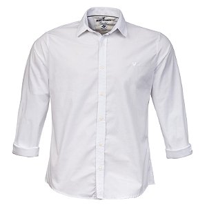Camisa Masculina Made in Mato Basica Branco sem bolso