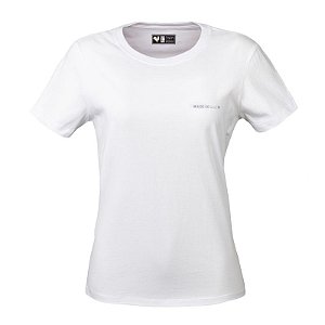 Tshirt Basic TC Made In Mato Gola Careca Branca