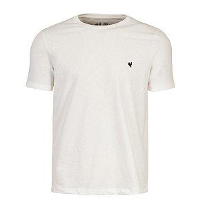 Camiseta Masculina Básica Off White Made In Mato Gola Careca