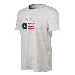 Camiseta Estampada Masculina American Country Culture Mescla