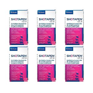 Kit 6 unidades Shotapen LA 100mL - Virbac