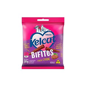 Petisco Kelcat Sabor Carne - Kelco