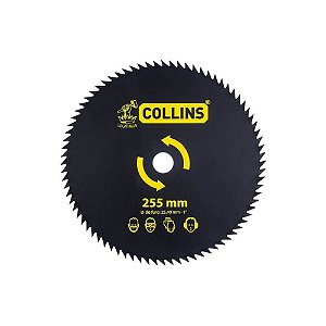 Serra Circular P/ Roçadeira 255mm 80 Dentes - Collins