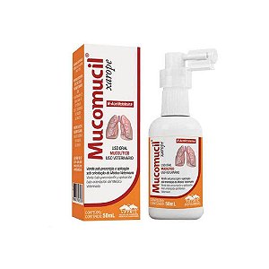 Mucomucil Xarope expectorante 50mL - Vetnil