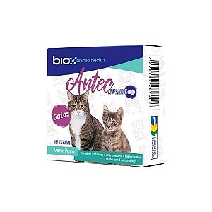 Vermífugo Antec Gatos 4 Comprimidos - Biox