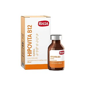 Vitamina Injetável Hipovita B12 20mL - Ibasa