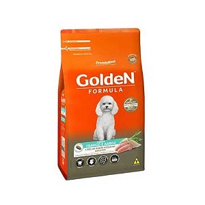 Ração Golden Cães Porte Pequeno Adultos Frango e Arroz 1Kg