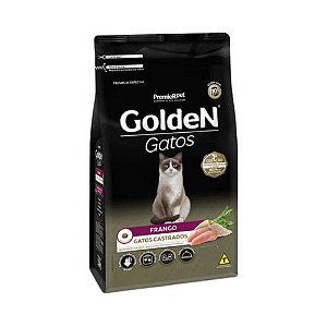 Ração Golden Gatos Castrados Frango 1Kg