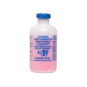 Vacina Antirrábica Inativada 50mL (25 doses) - Labovet