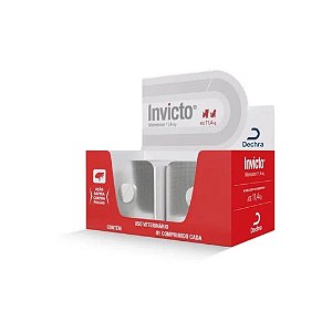 Invicto Antipulgas 11,4mg Cães e Gatos até 14kg - 01 Comp