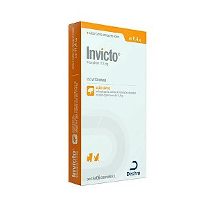 Antipulgas Invicto 11,4mg 6comp - Dechra