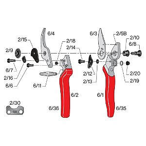 Lâmina para Tesoura Felco 6/3