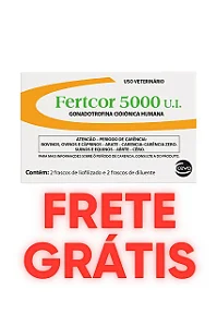 KIT 02 Fertcor HCG 5000 u.i 01 ampola (Opção ao Chorulon) + FRETE GRÁTIS