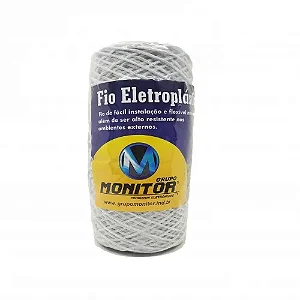Fio Eletroplástico 250m Branco - Monitor